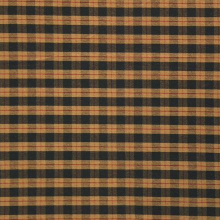 Churchill Black Mustard Fabric